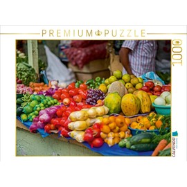 CALVENDO Puzzle Market Stalls Worldwide 1000 Pieces 64 x 48 cm from Thomas Leonhardy