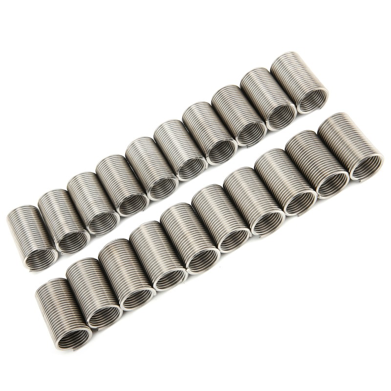 20PCS Wire Thread Inserts SUS304 Wire Stainless Steel Screw Sleeve