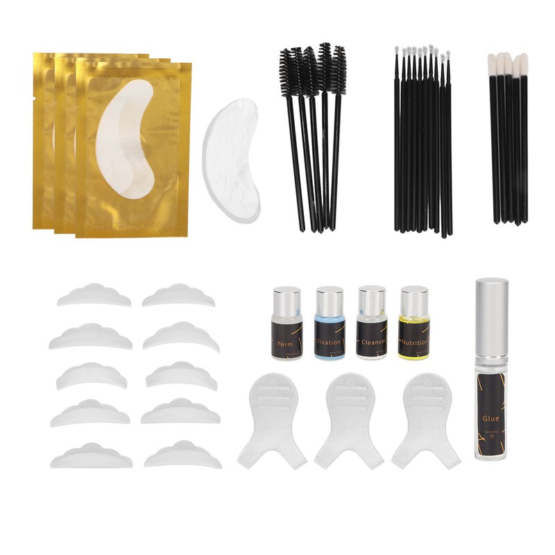 Lash Brow Perming Kit Long Lasting Skin Friendly EyeLash Curling