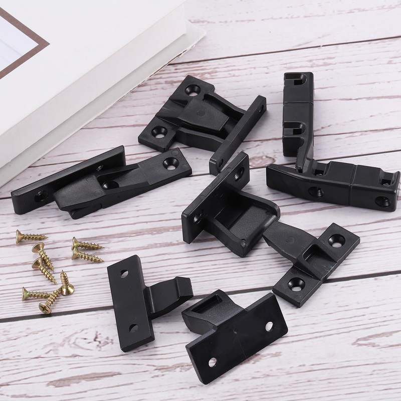 sourcing map 5 PCS Plastic Fitting Furniture Panel, Joint Bracket,