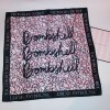 Victoria's Secret Victoria Secret Scarf Pink Black Logo Bombshell 25