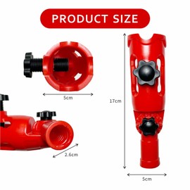 Lylxienty Multi-Angle Paint Brush Extender Holder Paint Roller Extension Pole Universal Paint Brush Extender Tool fits Most Rollers,Brush,Scrapers - Includes 1pcs Paint Brush