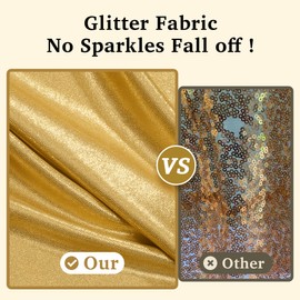 20x10 ft Gold Sequin Backdrop Curtain with Lights for Parties, Wrinkle Free Glitter Photo Backdrop Drapes Shimmer Back Drop Cloth with Light Strings for Wedding Birthday Photography Background