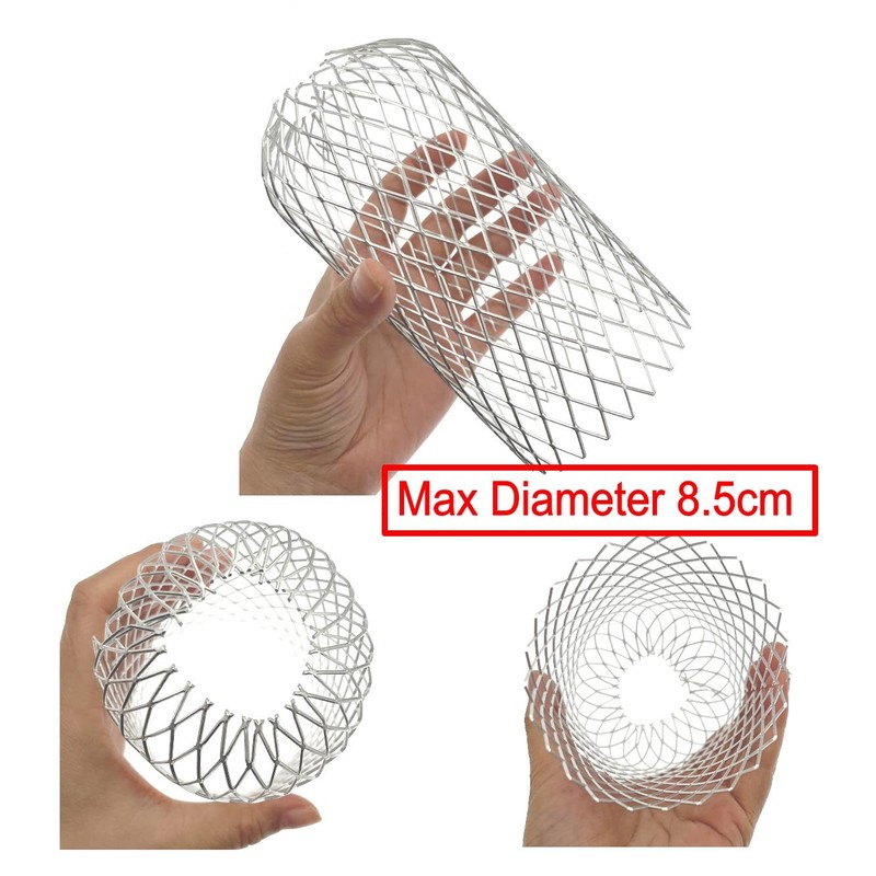 JZK 4X Flexible Split Metal mesh Gutter Guards fit Round