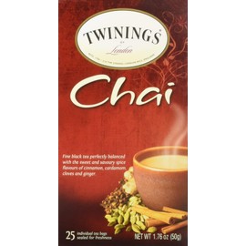 Twinings Chai, 25 Count (Pack of 6)