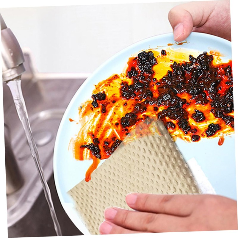 STOBAZA 2Roll Oil Absorbing Paper Towels Thickened Kitchen Dishcloth for