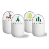 Toothpick container cotton swab case storage interior accessories white cactus / 이쑤시개 통 면봉 케이스 수납 인테리어 소품 화이트 선인장