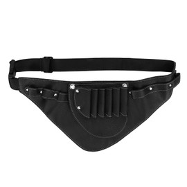 PU Leather Scissors Waist Bag 2 Layers Portable Scissors Holder Pouch Cases Tool Bags for Hairdressing Tools