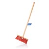BigDean Children's Broom Street Broom with Red Bristles