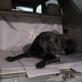Browning Pet Cargo Liner, Water-Resistant Nonslip Cargo Space Protector, Elk Grey