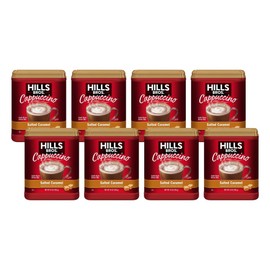 Hills Bros. Flavor Coffee (Salted Caramel, 14 Ounce (Pack of 8)