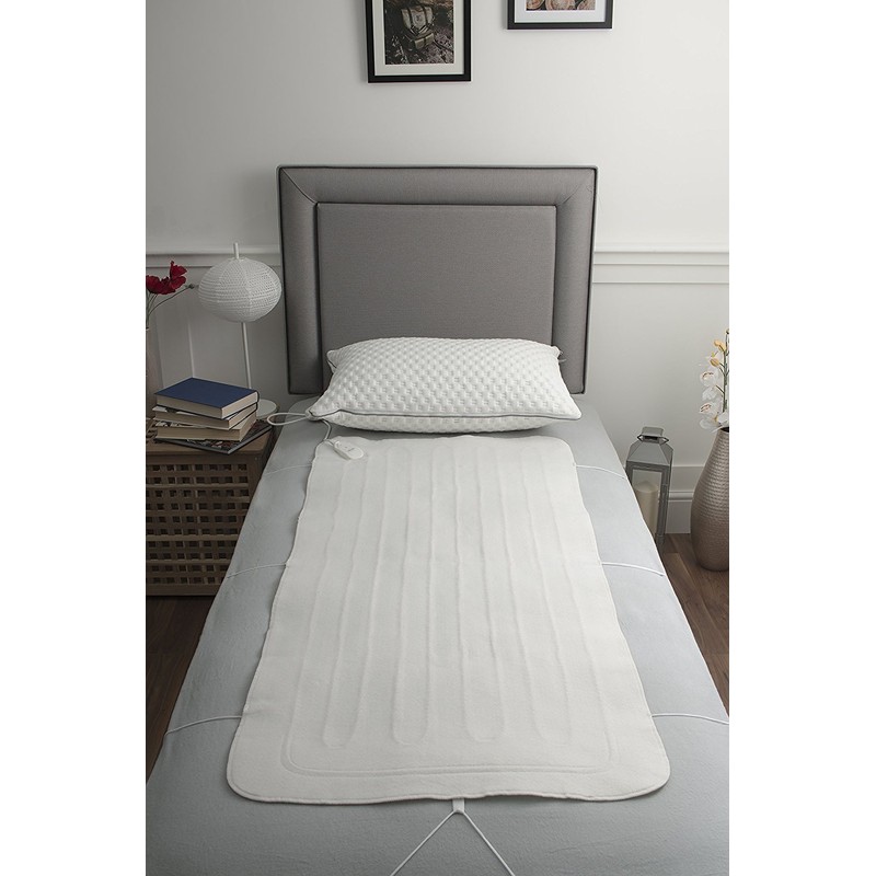 AIMS Electric Blanket SINGLE Heated Under Bed Comfort Detachable Controller
