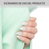 24Tabletas Uñas Press on Cortas, Patrón Puntos De Onda Blancos