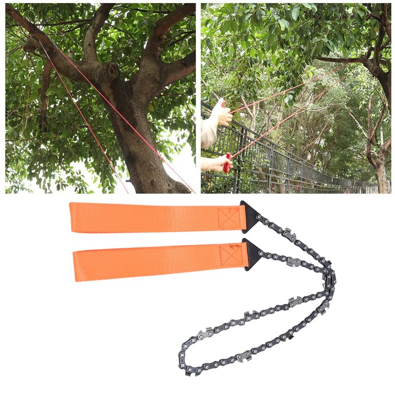 Pocket Chainsaw, 24 Inch Long Compact Portable Outdoor Survival Gear