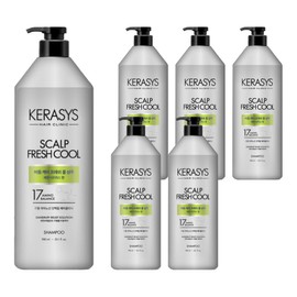 Kerasis Scalp Dandruff Care Fresh Cool Protein Shampoo Lemon Citrus Scent, 980ml, 6 pieces / 케라시스 두피 비듬케어 프레쉬쿨 단백질 샴푸 레몬시트러스향, 980ml, 6개