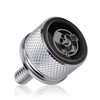 Motorcycle Rear Mudguard Seat Screw, Skull Design 1/4"-20 Thread Seat
