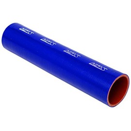 HPS HTST-700-BLUE Silicone High Temperature 6-ply Reinforced Tube Coupler Hose, 15 PSI Maximum Pressure, 12" Length, 7" ID, Blue