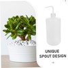 Ipetboom Plastic Squeeze Wash Bottle with Curved Mouth for Precise