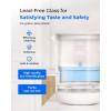 Waterdrop [Alkaline] Waterdrop Glass Alkaline Water Filter Pitcher with 2