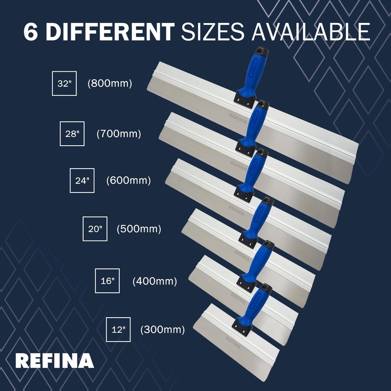 REFINA Skimming Spatula for Plasters, Renders, & Compounds - 12"