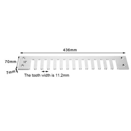 9/16 Inch Pitch Dovetail Template Router Template Kit for Through Dovetail and Box Joints Wood Dovetail Tenoner Woodworking Tool