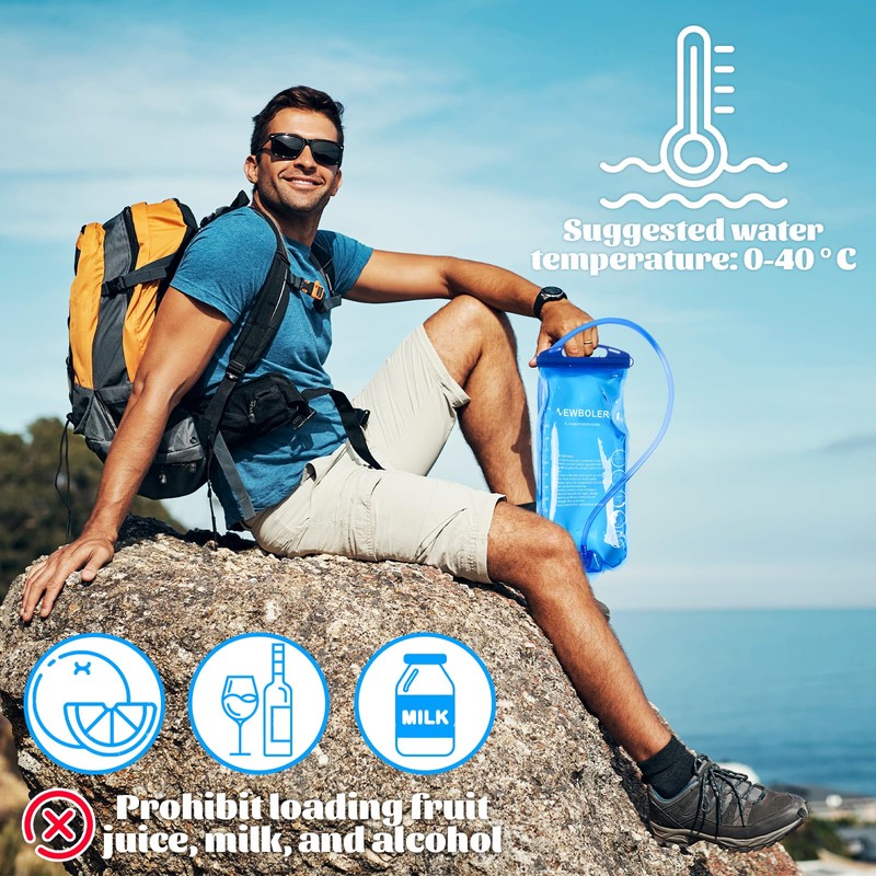 FairyPeach Hydration Bladder 3L, Water Bag, Hydration Bladder, Hydration Pack,