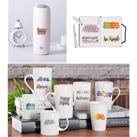 Inspirational Stickers 50 PCS, Waterproof Vinyl Encouragement Stickers for Students, Teachers and Company Employees Skateboard Car Laptop Luggage Bumper Water Bottle