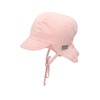 Sterntaler Girls' Peaked Cap with Neck Protection, Sun Hat, Pale