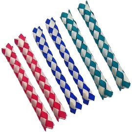 6Pcs Colorful Classic Finger Traps, Chinese Finger Trap Bamboo Chinese Bamboo Birds Foraging Assorted Colors PET Bird Chew Classic Party Finger Puppets,Puppets and Puppet Theaters,Finger Puppets