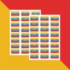PAPERZIP - Venezuela Flags (Bandera de Venezuela) – 48 Stickers