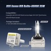 D3S Xenon HID Headlight Bulbs 6000K Cool White 35W Compatible