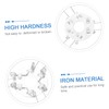 LALAFINA 20Pcs DIY Spring Clamp for Pendant Shade Clips Lampshade