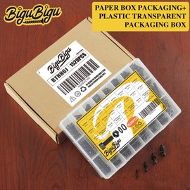 1520PCS Metric Screw Assortment M2 M3 M4 M5, Grade 12.9 Alloy Steel Metric Bolts and Nuts Assortment Kit, Hex Socket Head Cap Metric Machine Screws Nuts and Bolts and Flat&Lock Washers Set