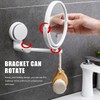 Holibanna Wall Mounted Makeup Mirror Folding Rotating Vanity Mirror for