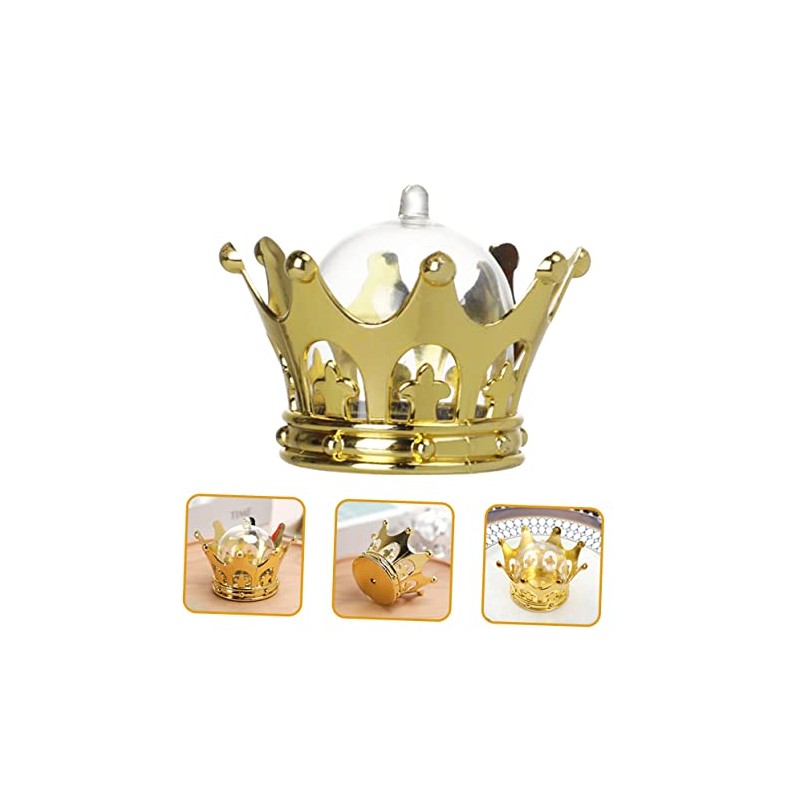 12 piezas Cajas Doradas de Dulces Rellenable con Decorativa para