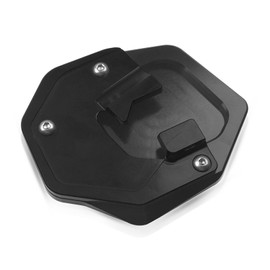 MZ-STORE TENERE 700 Motorcycle Side Stand Enlarger CNC Aluminum Kickstand for Tenere 700 2019 2020 2021 2022 2023-Black+Black