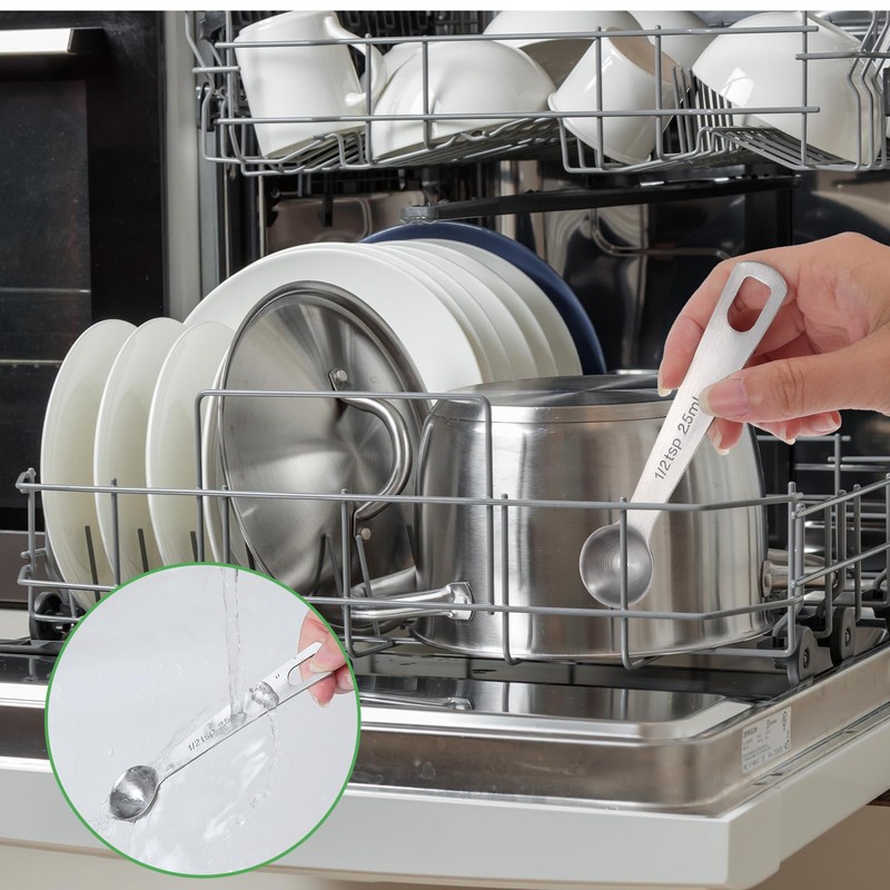 2 Pcs 1/2 tsp Measuring Spoon (2.5 cc, 2.5 ml)