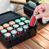 KIWIFOTOS 15 Slots D Battery Organizer Storage Case IP67 Waterproof