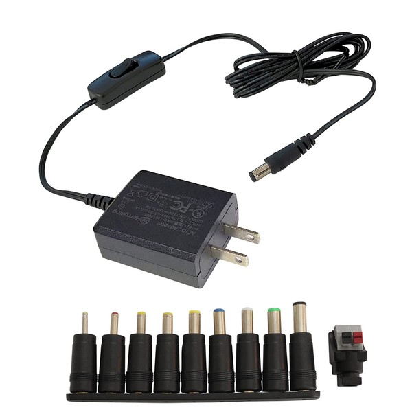 Kaito Denshi AC Adapter (PSE Compatible) 10 Type Conversion Set,