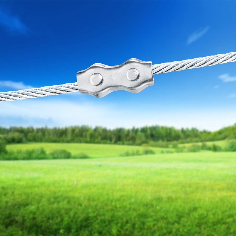 Maitys Poly Rope Connector Wires Splicer Galvanized Steel Connector for
