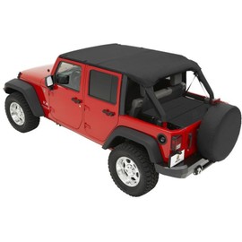Bestop 5258135 Black Diamond Safari-Style Top for 2007-2009 Wrangler Unlimited