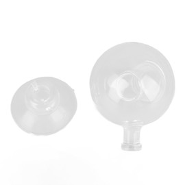 CO2 Glass Drop Checker Transparent Carbon Dioxide Drop Checker for Aquarium Fish Tank Sphere