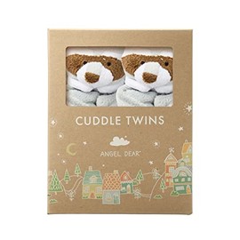 Angel Dear - Grey Raccoon, Cuddle Twin Set