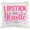 Girly Lipstick & Hustle Quote - Beauty Themed Merch for