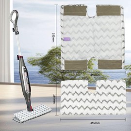 JILAN S6003Uk Steam Mop Replacement Pads Replacement for Shark 4 Pack S6001UK S6003UK S3973D, S6002, S5003D, S5002,S3973WM Klik n' Flip Corded Steam Pocket Mop