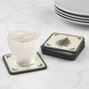 Portmeirion Home & Gifts Spode Christmas Tree Hardback Coasters, Set