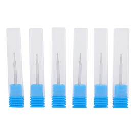6pcs Tungsten Steel Nail Art Manicure Drill Bits Electric Manicure Grinding Head1.4mm