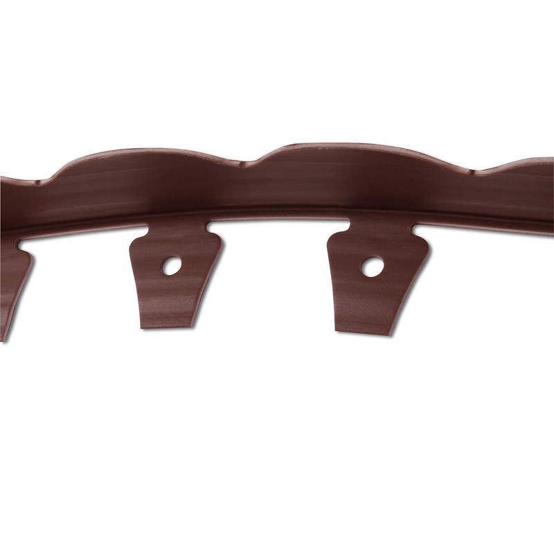 EasyFlex Scallop No-Dig Edging with Extra Anchoring Spikes - 40'