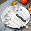 Unbranded 48-Pieces Stainless Steel Flatware Set with Steak Knives -