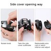 Solar Digital Display Fishing Reel Casting Wheel Rechargeable Single Rocker